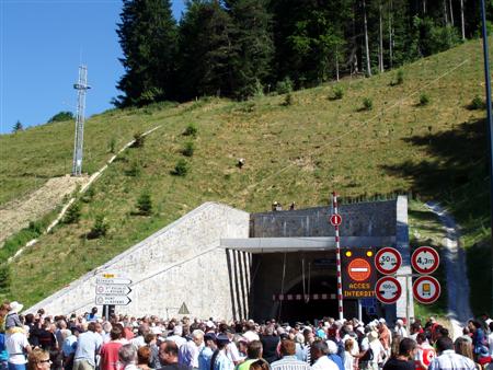 La foule, côté sud 